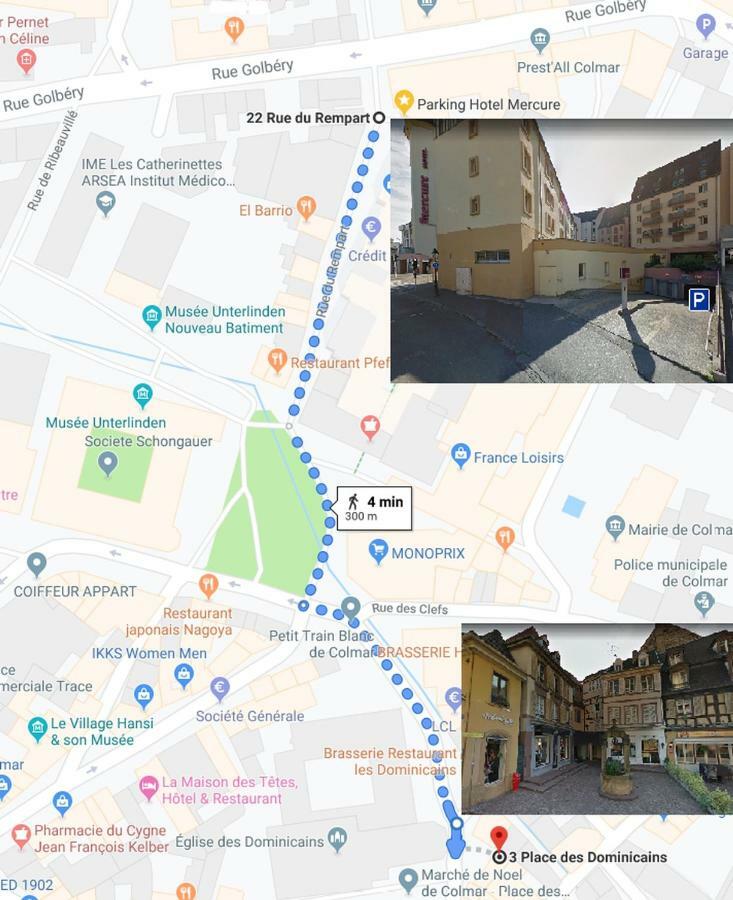 Ferienwohnung Duplex Des Dominicains - 1 Parking Gratuit - Hypercentre 6 Personnes Colmar Exterior foto